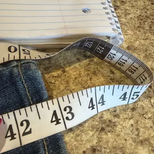 White House Black Market Light Blue Flare Jeans thumbnail 6