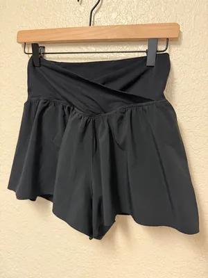 Offline by Aerie High-Waist Black Active Shorts Size Small thumbnail 3