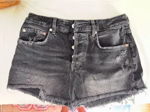 Free People Jean Shorts thumbnail 1