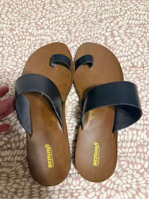 Aerosoft comfort style black sandal size 39 thumbnail 2