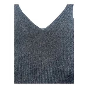 Old Navy Womens Gray Ribbed V-Neck Sweater Tank,‎ Large thumbnail 4