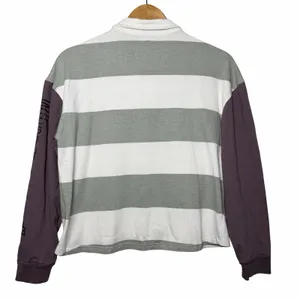 Disney Haunted Mansion Madame Leota Crop Rugby Polo Shirt Women M Gothic thumbnail 3