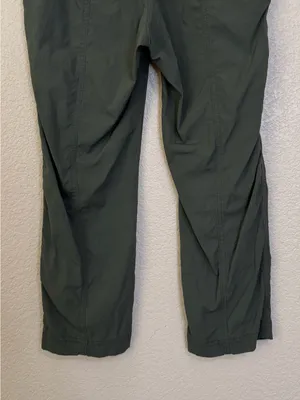 Athleta Jasper Green Hiking Stretch Trekkie Capri Pants, Sz Small thumbnail 9