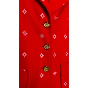 1980s Fire Islander Red Nautical Knit Pant Suit Set Small thumbnail 15