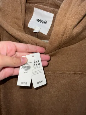 Aerie Brown Hoodie thumbnail 3