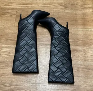 Kurt Geiger Quilted knee high boots thumbnail 13
