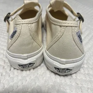 Vans Cream Canvas Shoes thumbnail 5