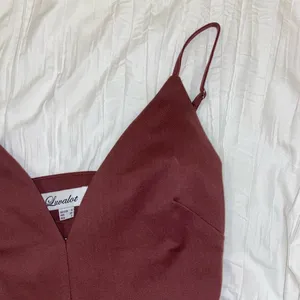 Princess Polly Mauve Plunge Mini Dress thumbnail 6