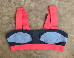Adidas x Stella McCartney Thick Strap Colorblock Bikini Top Sports Bra Small thumbnail 1