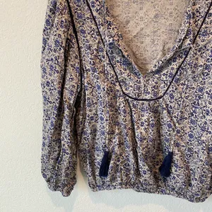 Lucky Brand Floral Peasant Blouse thumbnail 5