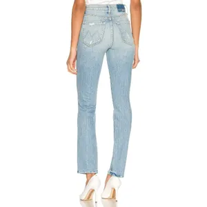 NWT Mother Superior The Huffy Skimp in Rope's End Destroyed Jeans 27 thumbnail 3