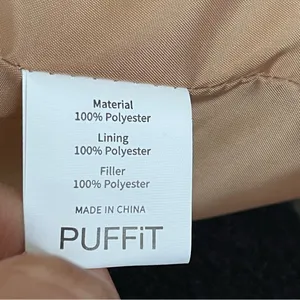 Puffit Hooded Long Puffer Winter Snow Jacket Women’s Size S Tan Warm Outdoors thumbnail 9