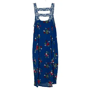 Matilda Jane Womens Dress Size Medium Blue With Colorful Floral Lined Rayon‎ thumbnail 5