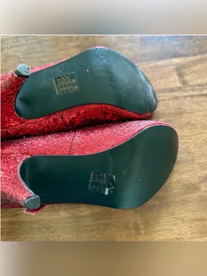 Ruby Red Heels Mary Jane Size 10 Glitter Dorothy Costume Shoes thumbnail 6