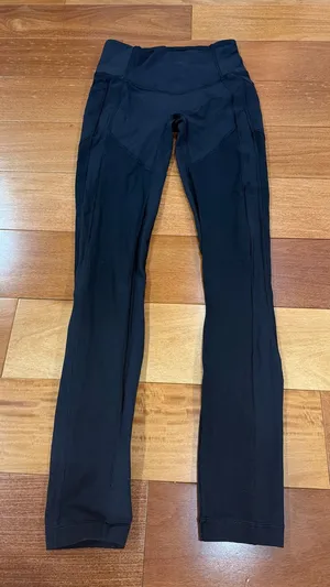 Lululemon All the Right Places Leggings Womens Black High Rise‎ Pockets 4 thumbnail 1