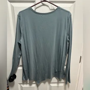 Lululemon Sweetest Day Long Sleeve *Tencel Blue Cast sz 12 thumbnail 6