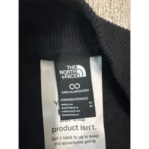 The North Face Womens Black‎ Design Logo Crew Neck Sweatshirt Size Medium thumbnail 2