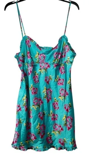 Victoria’s Secret Angels Floral Babydoll Adjustable Straps Nighty Medium thumbnail 1