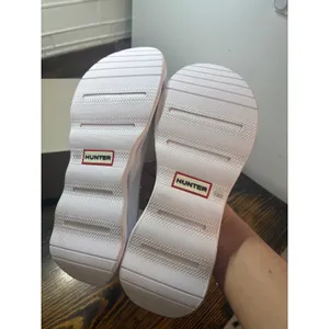Hunter White Geneva Slip On‎ Sandals Size 10 thumbnail 6