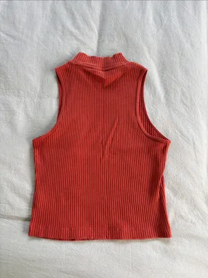Old Navy Ribbed Mock Neck Top thumbnail 3
