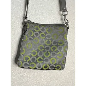 Coach Madison Op Art Signature Messenger Swingpack Crossbody Handbag thumbnail 3