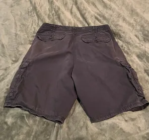 Vintage LEE Faded Black Cargo Shorts | Size 38 Gorpcore thumbnail 5