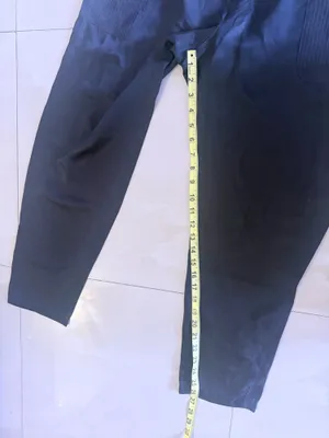 WOMENS CLUB MONACO NAVY ELASTIC WAIST SILK PANTS Size 4 Soft Pockets thumbnail 5