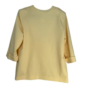 Frayne Womens Size 20 Light Yellow 3/4 Sleeve Blazer Jacket‎ Style 3465 thumbnail 6