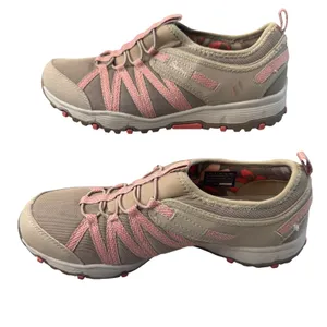 Skechers Seager Hiker Womens Shoes‎ Taupe Pink Bungee Slip On 158049 Sz 8 thumbnail 2