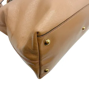 Gucci Soho Brown Tan Patent Leather 2 Way Satchel Crossbody handbag Bag Tassel thumbnail 10