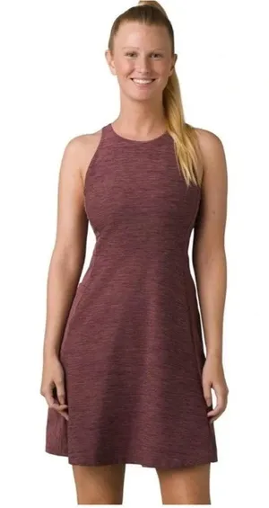 Prana Women's Kimble Athletic Dress in Burgundy Size XS thumbnail 1