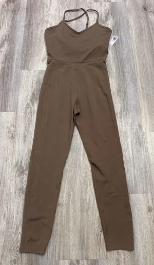 Old Navy Active PowerChill Jumpsuit Brown Size Large Tall Built-in Bra New thumbnail 1