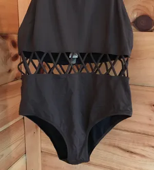 Solid & Striped AMAZING BROWN  ONE PIECE CUT OUT BATHING SUIT thumbnail 4