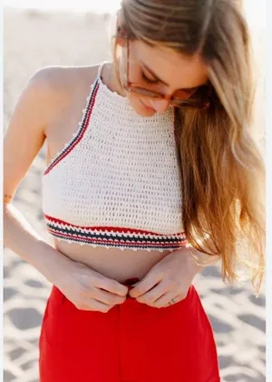 Urban Outfitters nwt out from under crochet crop top thumbnail 6