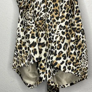 L&B Lucky & Blessed Strapless Animal‎ Print Shorts Romper thumbnail 7
