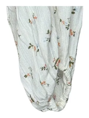 new Billabong ⚘ Love Somebody Cropped Bustier Top ⚘ Crisp White Floral ⚘ Small thumbnail 11