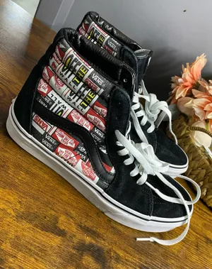 RARE🔥 VANS Sk8-Hi BOX LOGO Shoes Mens size 8 Womens 9.5 thumbnail 1