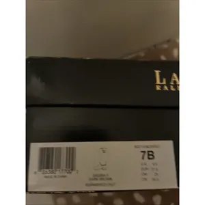 Lauren Ralph Lauren Sagira Tall Riding Boots Dark Brown Burnished Calf 7 thumbnail 7