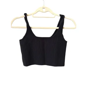 WHITE FOX BOUTIQUE Ribbed Cropped Tank Top Black X-Small thumbnail 4