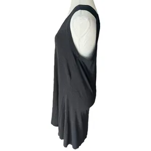 TNA Charcoal Gray Washed‎ Black Tank Top Sleeveless Trapeze Casual Summer thumbnail 2