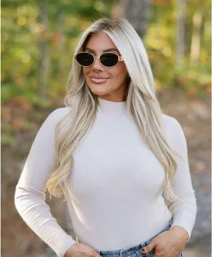 These Three Boutique Boxton sweater - oatmeal thumbnail 1