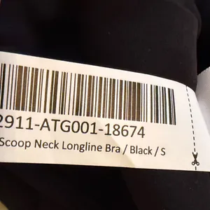 NWT QUINCE Black Ultra-Form Scoop-Neck Longline Bra Size S and M thumbnail 9