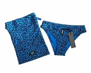 Maci Blue Leopard Bikini bottom w/bag Size Xs NWT thumbnail 6