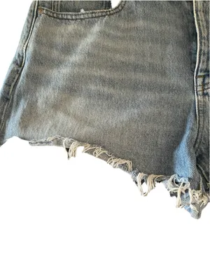 Madewell Relaxed Denim Medium Wash Cutoff Jean Shorts Button Fly 29 Basic boho thumbnail 4