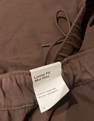 Nike Sportswear Women's Brown Jersey Easy Mid Rise Joggers (DV4864-237) 3X NEW thumbnail 4