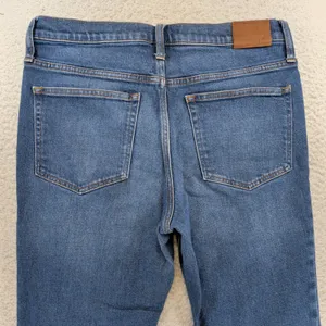 J.Crew Demi Boot‎ Crop Jeans Womens 30 Medium Wash Blue Raw Hem BA628 Stretch thumbnail 8