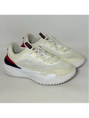 Women's Fila Disruptor Energized Lace Up Sneakers Size 8.5 White Red Blue thumbnail 11
