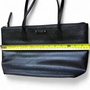 Kate Spade Black Shimmering Handbag/ Satchel thumbnail 12