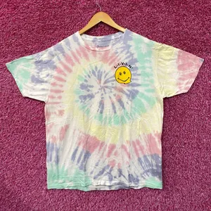 Dazed and Confused Acid Trip Smiley Movie Promo Tie Dye L thumbnail 3