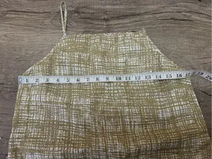 Reformation Kienna Linen Dress in "Burlap" print size small thumbnail 4